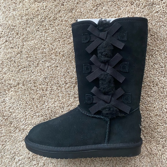 New Koolaburra Uggs Black Bow ties - Picture 4 of 7